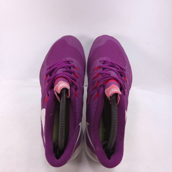 Nike Free 5.0 Lace Up Athletic Running Shoe Womens Size 9.5 642199-501 Purple - Picture 4 of 8